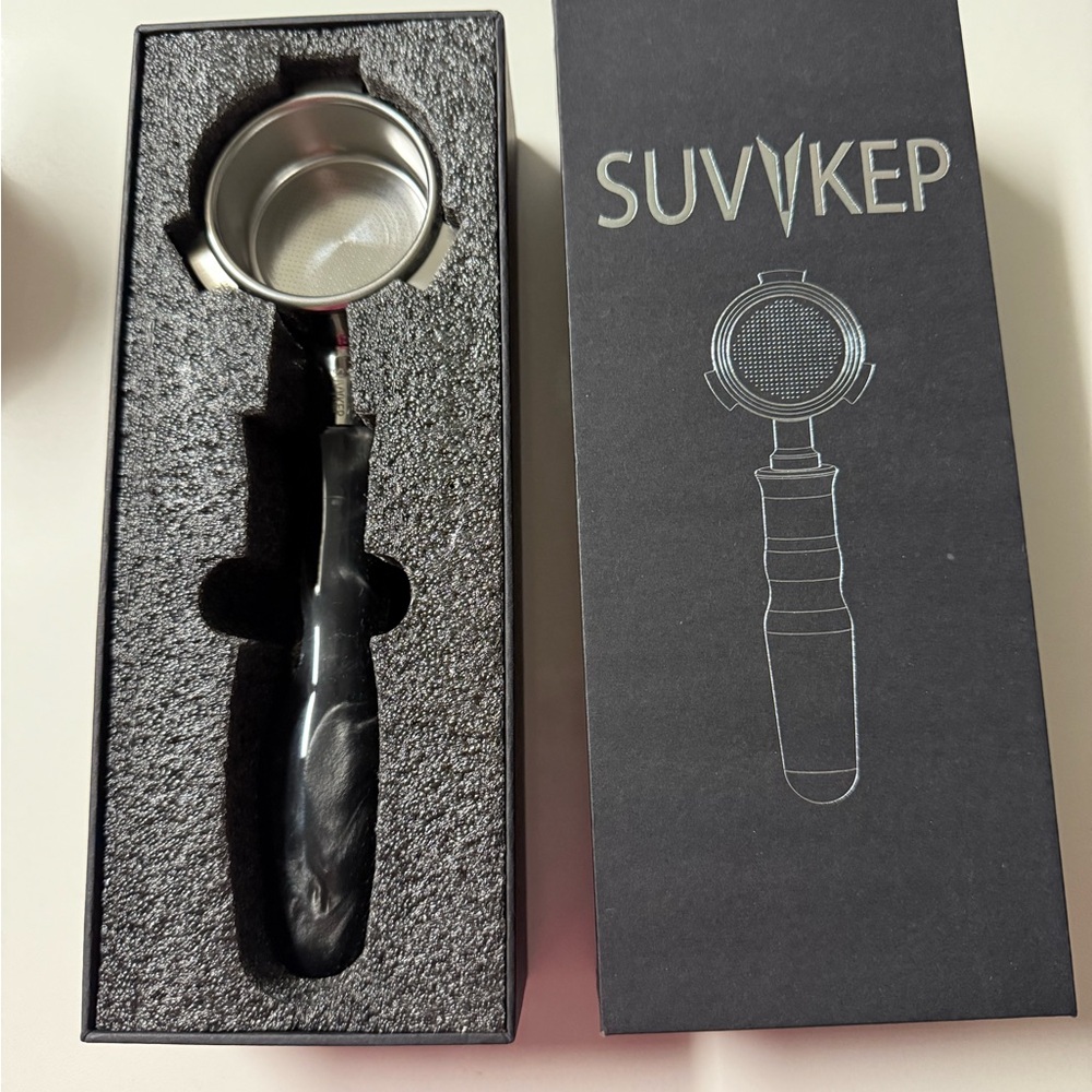 BRANDNEW Suvikep Espresso Tamper with Black Handle